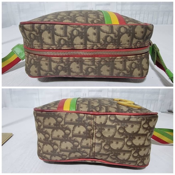 Authentic CHRISTIAN DIOR Diorissimo Rasta Messenger Bag - Picture 9 of 13